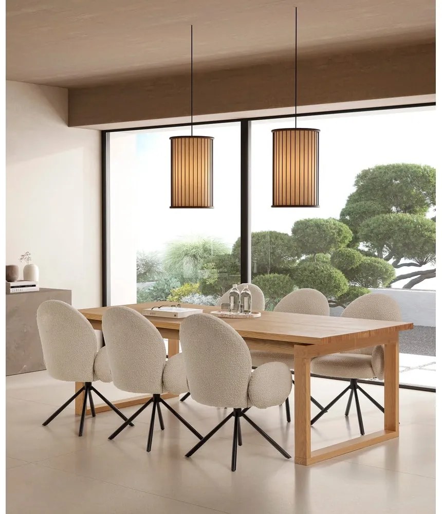 Stół z blatem w dekorze dębu 100x220 cm Rina – Marckeric