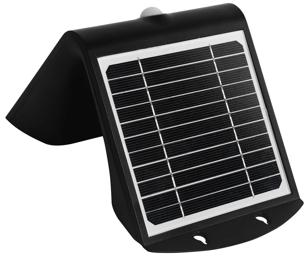 Lampka Solarna Butterfly Czarna 3,2W, na tynkowa, zewnętrzna