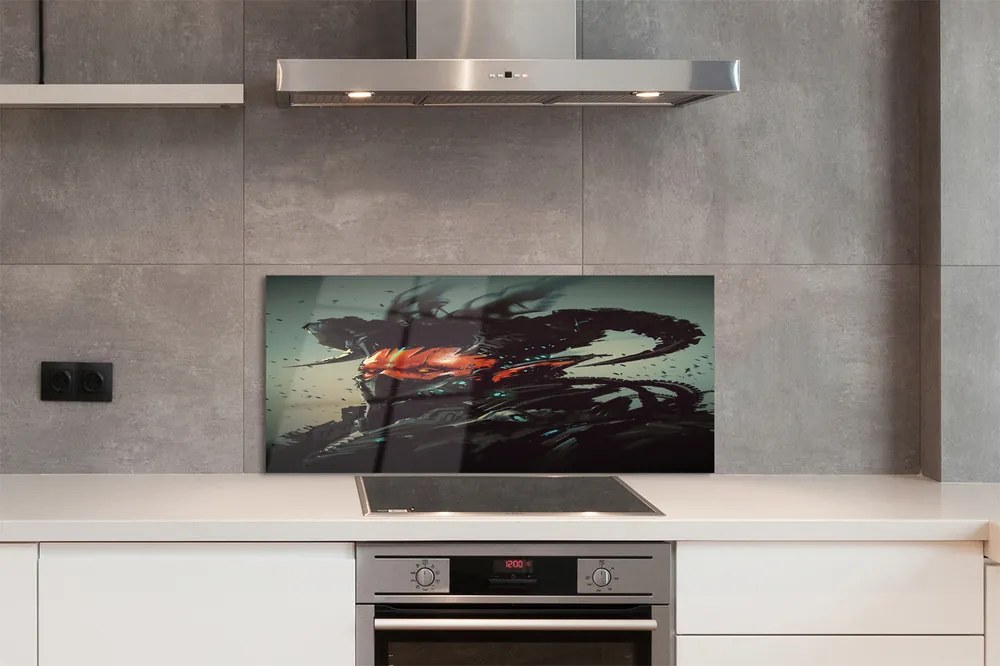 Panel nad Blat Kuchenny Ciemna Postać z Koszmaru