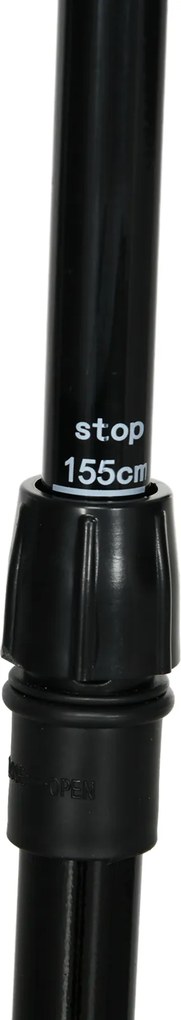 SPORTNOW Zestaw do badmintona z 2 rakietami, 3 lotkami, regulowana wysokość 107-155 cm, Czarno-Zielony