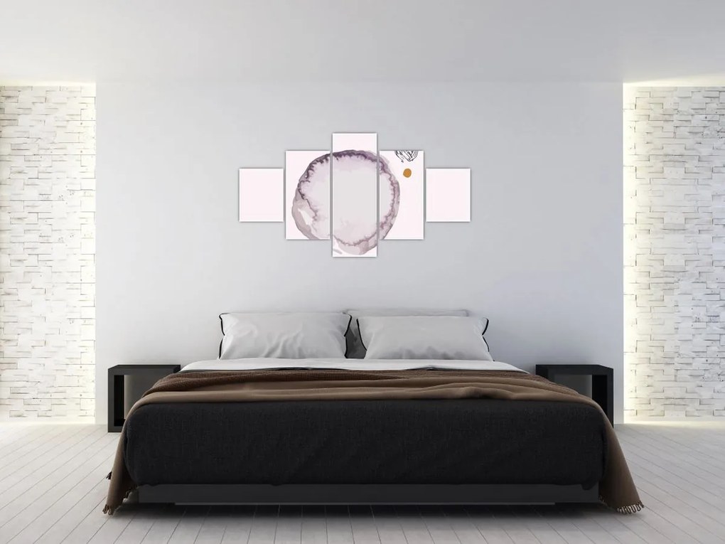 Obraz - Fioletowy minimalizm N⁰4 (125x70 cm)