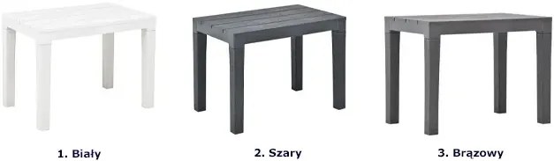 Zestaw szarych ławek ogrodowych - Eves
