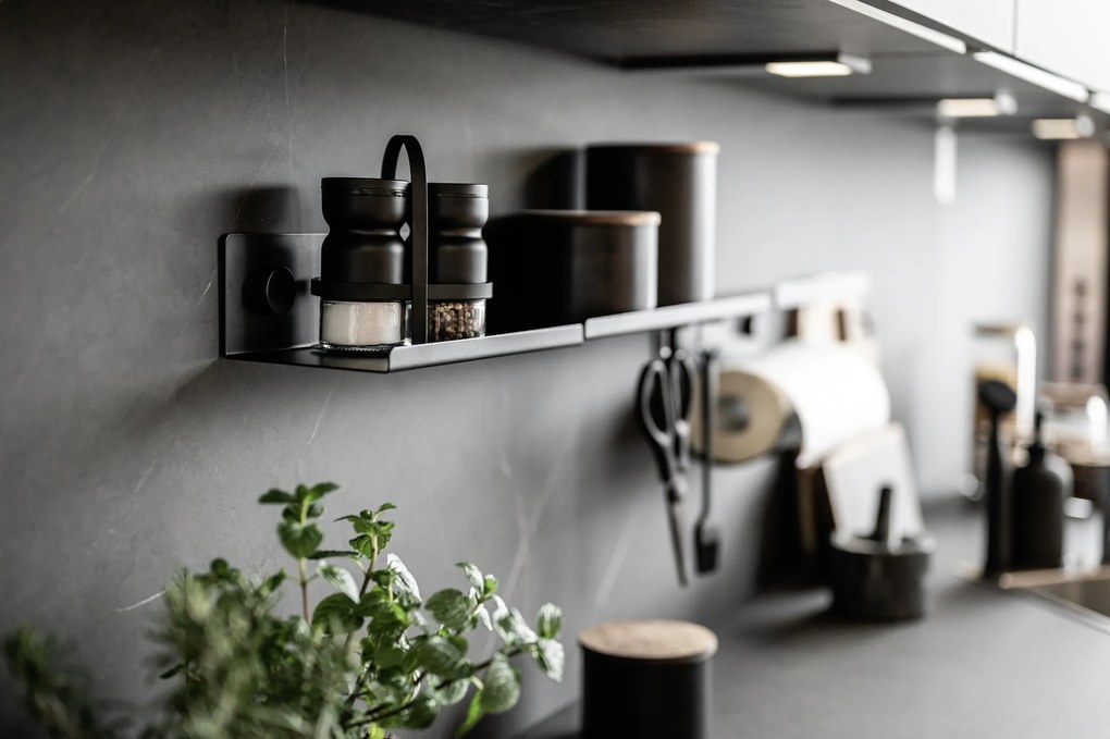 Solniczka i pieprzniczka na metalowym stojaku, Melli, WENKO