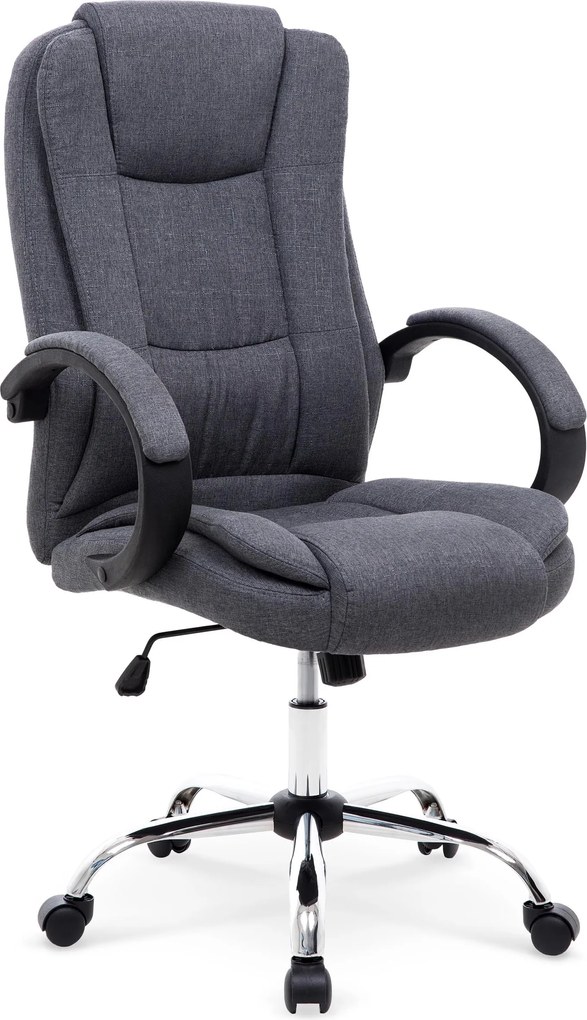 Fotel biurowy tapicerowany tkaniną Relax 2 Halmar