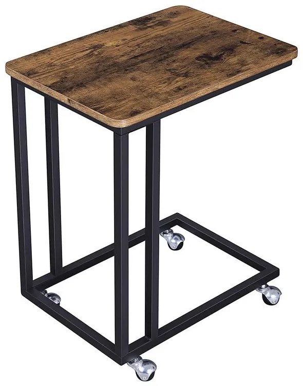 Serwujący stolik na kółkach HENRY, 50x35x62cm, brązowa Vasagle