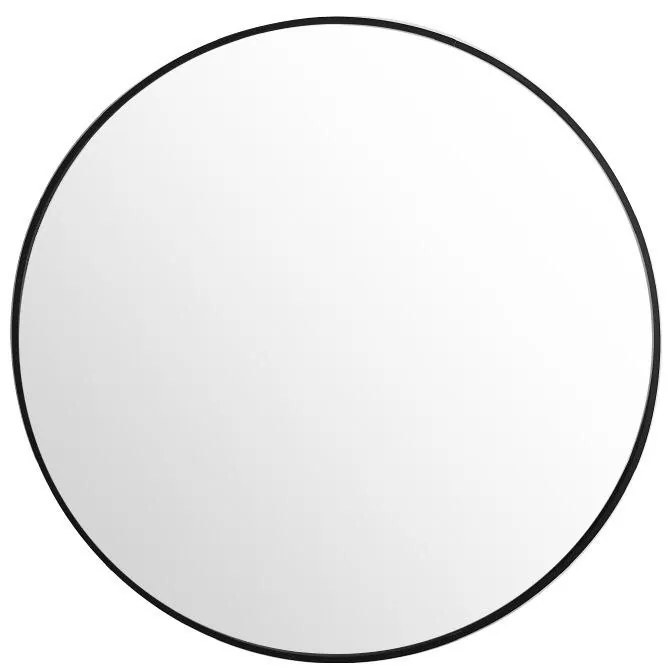 Lustro LOFT FI40cm M-951 czarne ścienne okrągłe łazienkowe do salonu sypialni loftowe Industrialne minimalistyczne