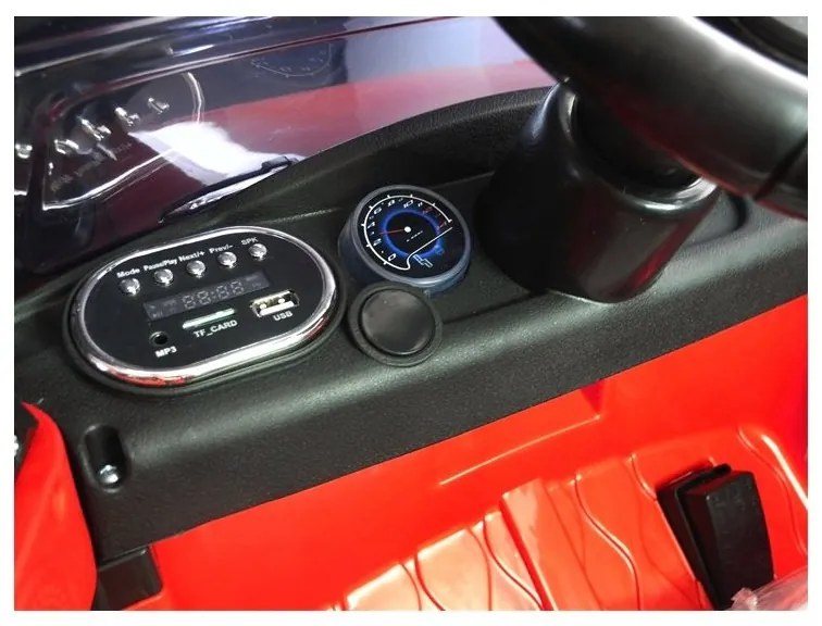 Auto na akumulator hl1638 czerwone