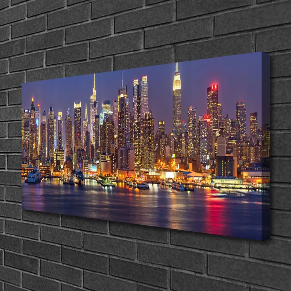 Duży obraz na płótnie Światła Wielkiego Miasta