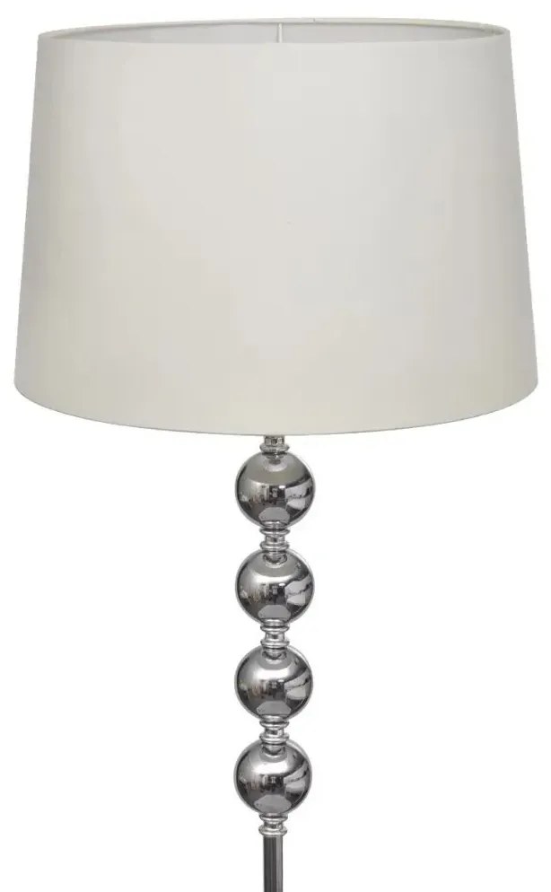 Biała lampa stojąca do czytania z abażurem - 8X EX03 M6-W52