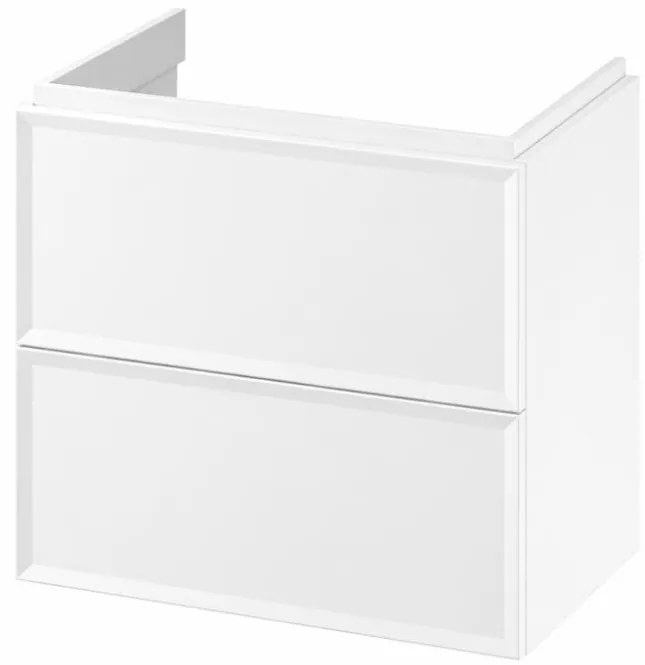 Cersanit S1021-008 - wisząca szafka łazienkowa pod umywalkę MILLE SLIM 60x38 cm, biała