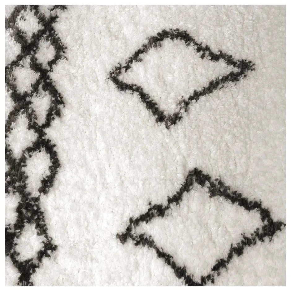 Biały dywanik łazienkowy 60x110 cm Berber – Tomasucci