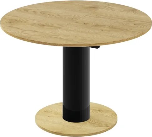 Rozkładany stół jadalniany Solo Lux z blatem w dekorze dąb