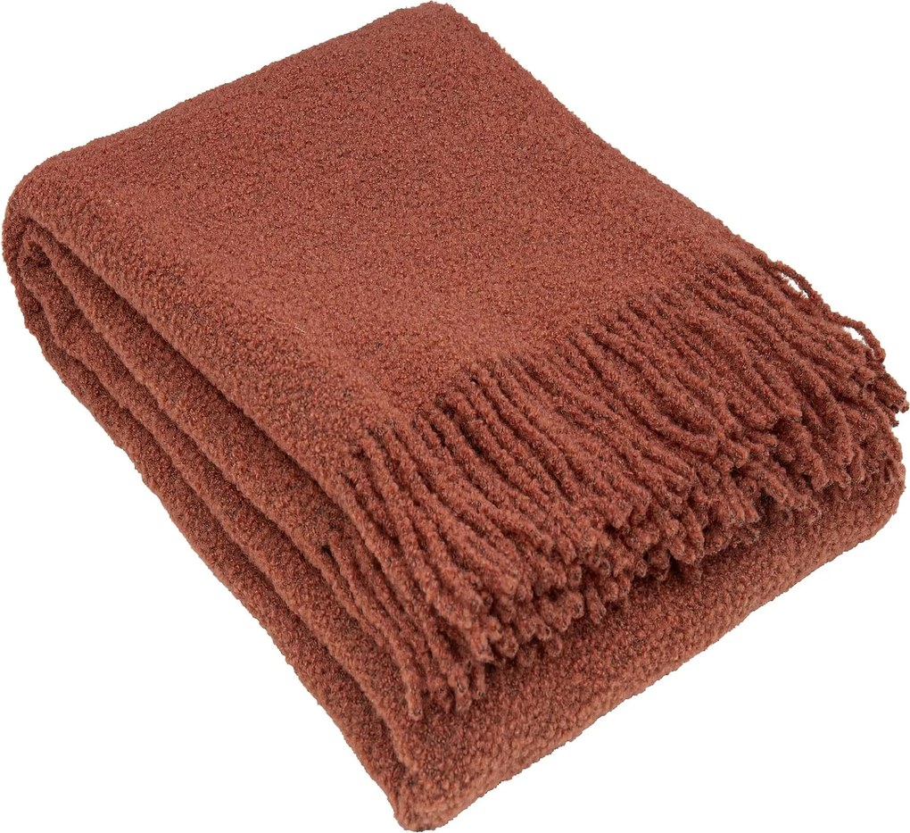 Pled Boucle 140x200cm cinnamon