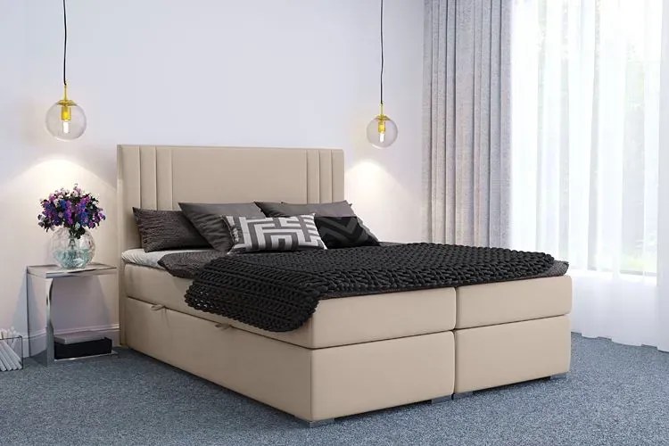 Podwójne łóżko boxspring Felippe 180x200 - 32 kolory