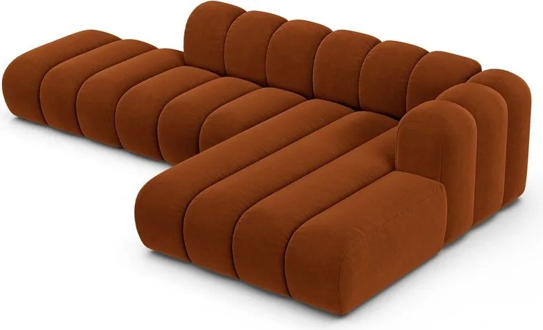 Pomarańczowy narożnik (prawostronny) Lupine – Micadoni Home