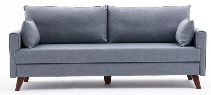 Jasnoniebieska rozkładana sofa 208 cm Bella – Balcab Home