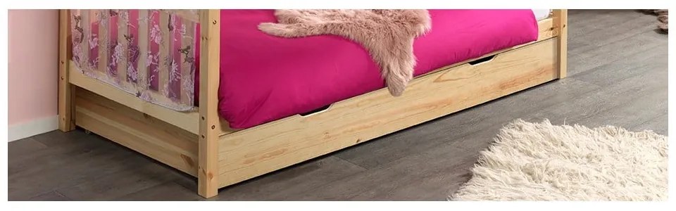 Szuflada pod łóżko dziecięce 90x200 cm w naturalnym kolorze Dallas – Vipack