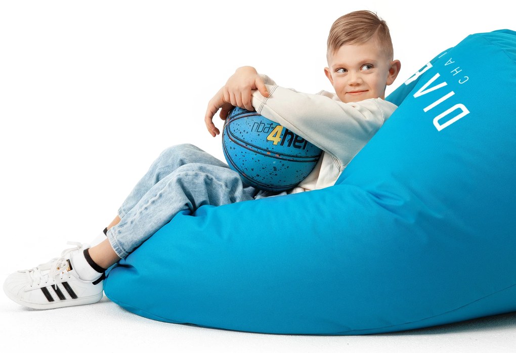 Pufa dla dziecka Diablo Chairs, niebieska