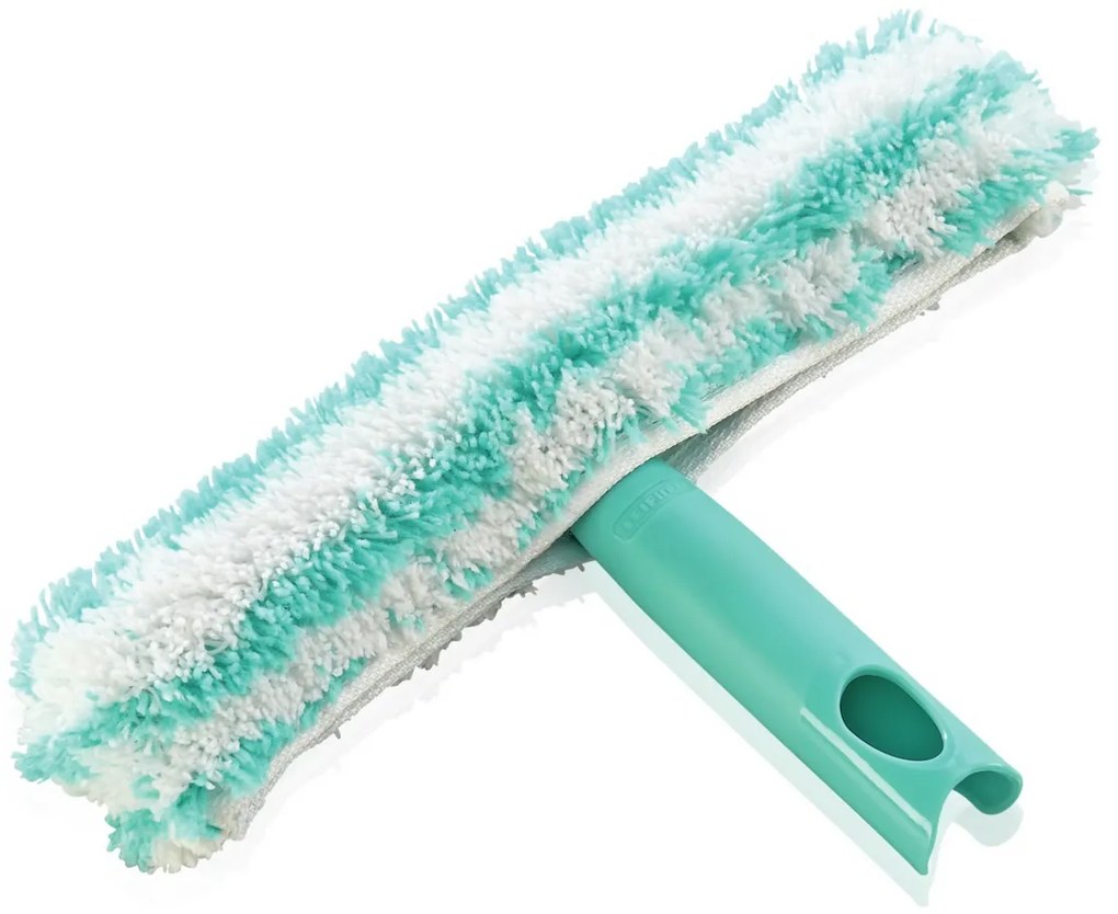 Leifheit odkurzacz do okien Window Cleaner s mopem, drążkiem 43 cm, nasadką ssącą 17 cm czarny 51016