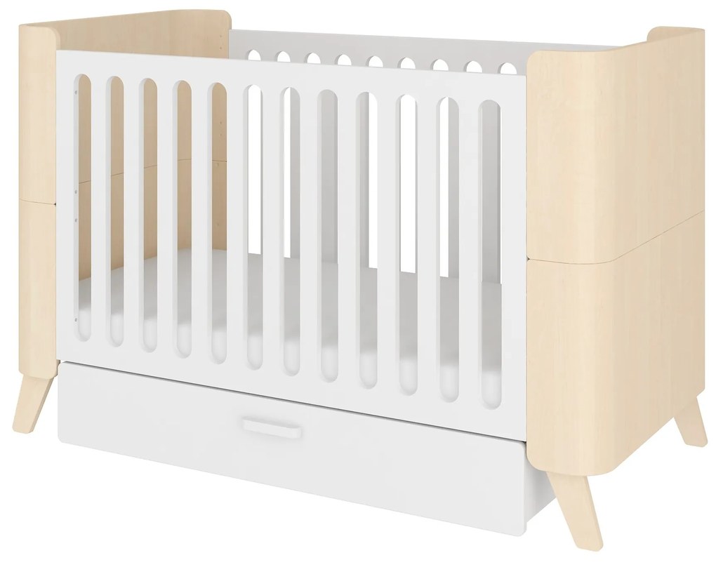Łóżeczko dziecięce HOPPA 70 x 140 cm z pojemnikiem na przechowywanie