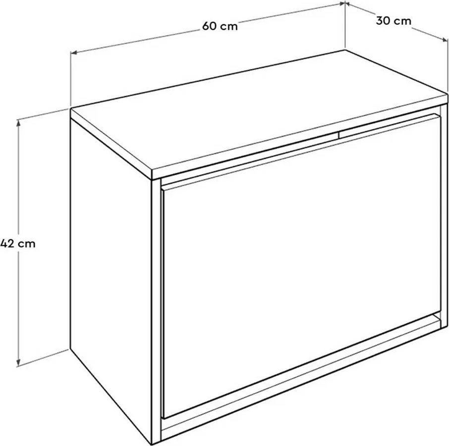 Szafka na buty Oslo Walnut I