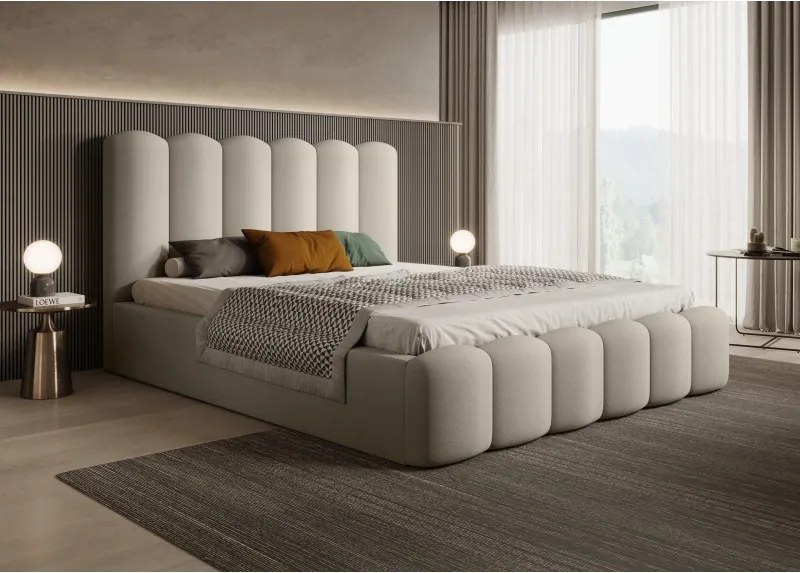 Łóżko Mona V 140 w tkaninie Magic Velvet 2201