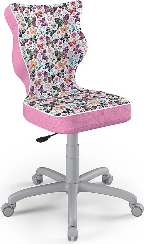 Ergonomiczne krzesło dla młodzieży Petit Grey rozmiar 6 (159-188 cm) wzory