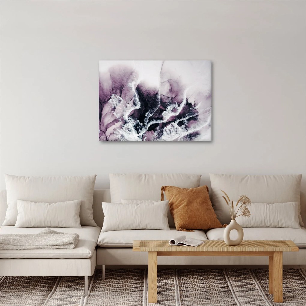 Obraz - Fioletowy marmur N⁰2 (70x50 cm)