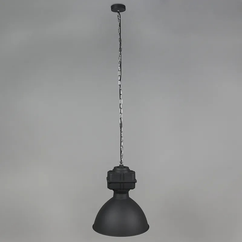 Zestaw 2 lamp wiszących w stylu industrialnym Small matowe czarne - SickoPrzemysłowy Oswietlenie wewnetrzne