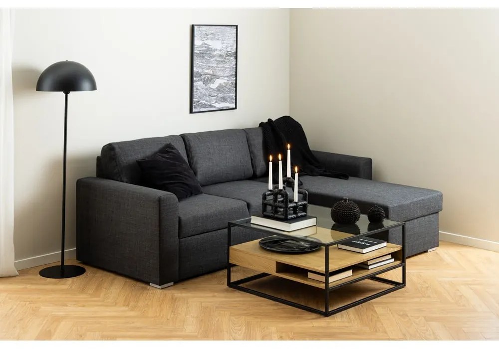 Stolik ze szklanym blatem 80x80 cm Randolf – Actona