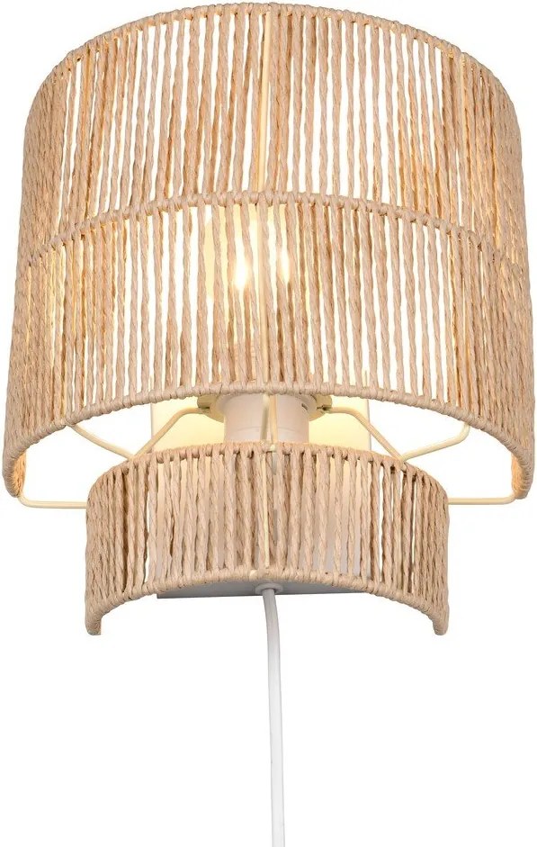 Kinkiet na USB w naturalnym kolorze Satna – Reality