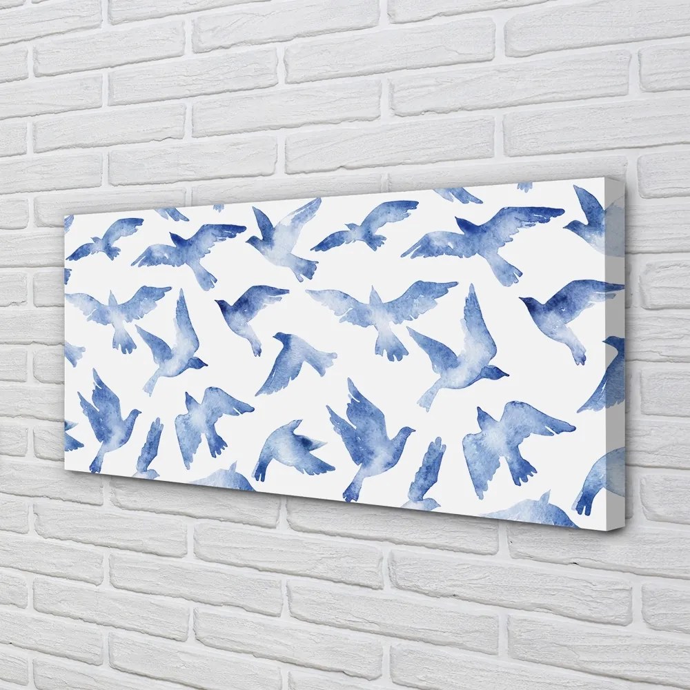 Obraz canvas na ścianę Ptaki w Stylu Malarskim