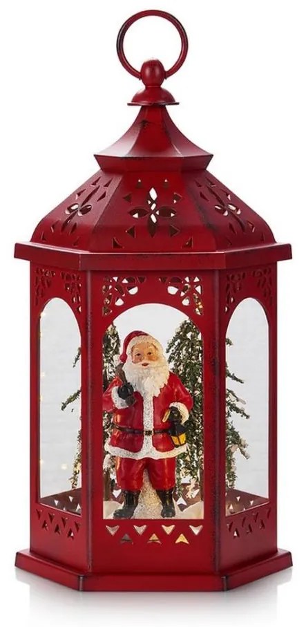 Markslöjd 704975 - LED Świąteczna dekoracja ROLF LED/3xAA latarnia czerwona