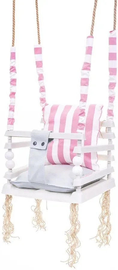 Różowa huśtawka dla dziewczynki 3w1 M8-T46