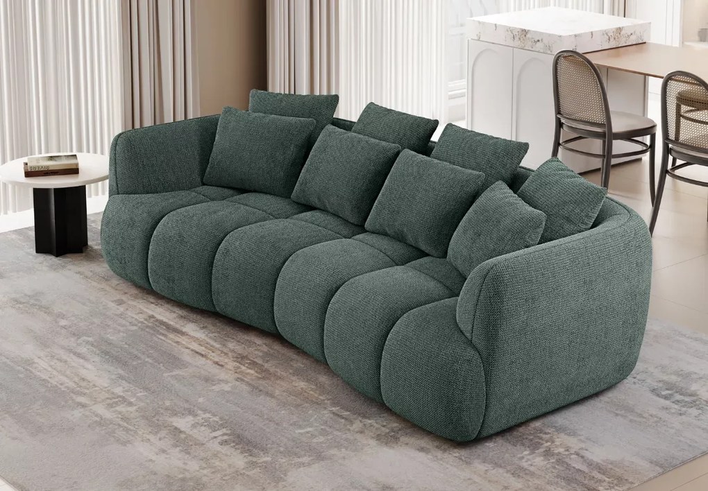 Besso – designerska sofa o miękkiej, zaokrąglonej formie do salonu