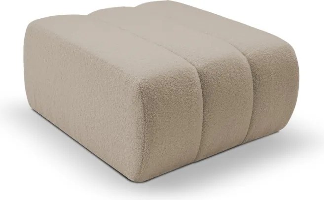 Pufa BALOO w kolorze beżowym w tkaninie LAMBI 06