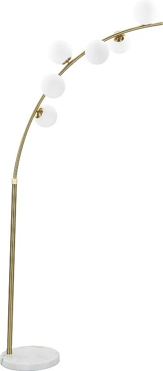 Glamy Arc Lampa Podłogowa 6 Świateł Cm 130X45X220-246