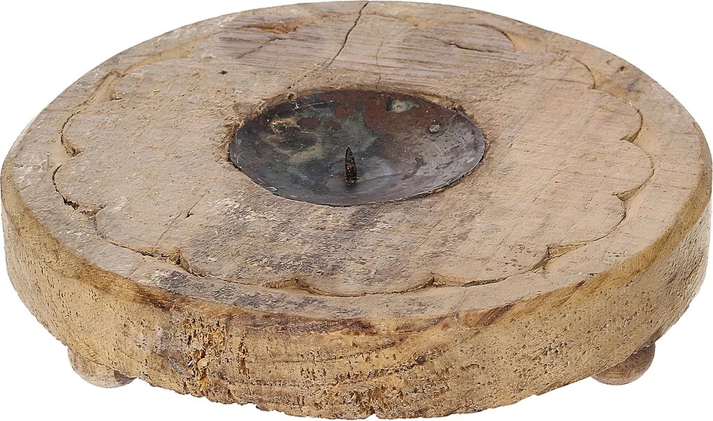 Podstawka na świecę Rustic Flame 15 cm