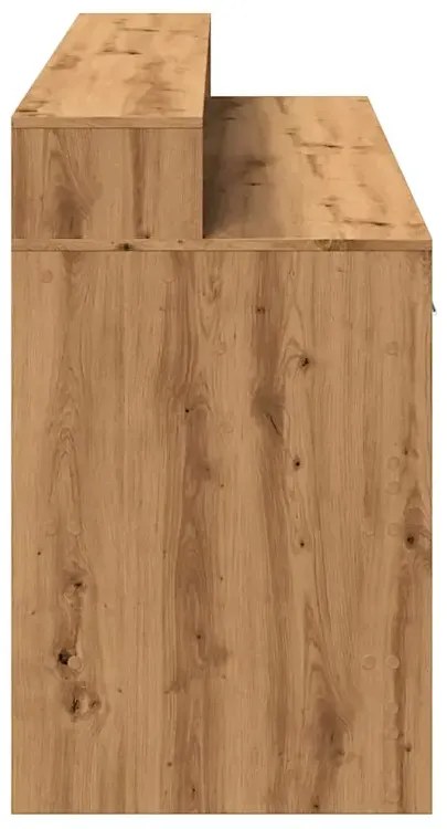 Biurko podświetlane 160 cm dąb artisan D9-A74