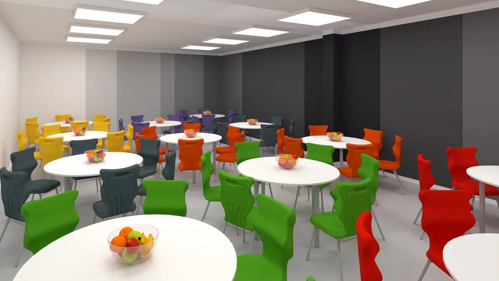 Krzesło szkolne do sali lekcyjnej Classic rozmiar 4-6