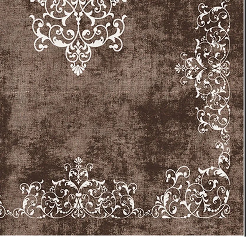 Brązowe dywaniki łazienkowe zestaw 2 szt. 60x100 cm – Foutastic