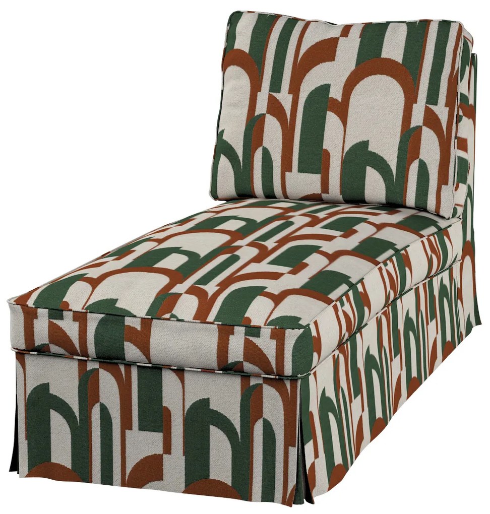 Pokrowiec na szezlong/ leżankę Ektorp wolnostojący prosty tył