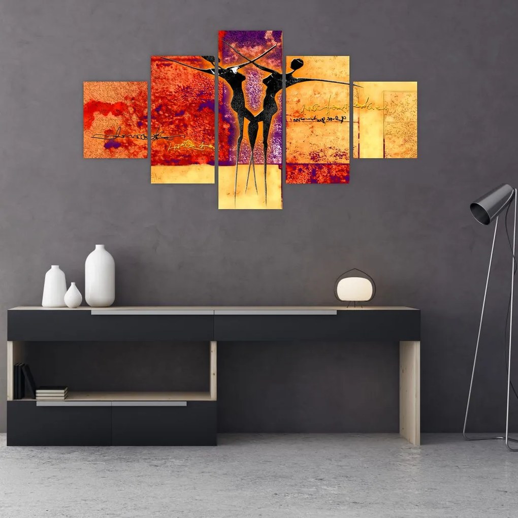 Obraz - Afrykańskie boginie (125x70 cm)