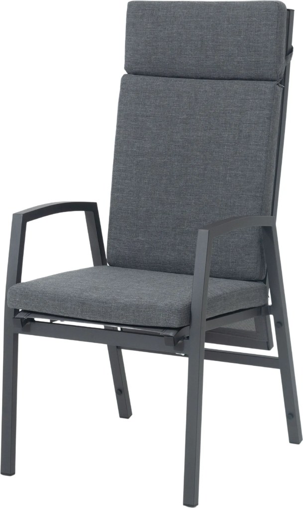 Doppler NOVA ARCTIC, fotele regulowane ogrodowy zestaw wypoczynkowy 6+1