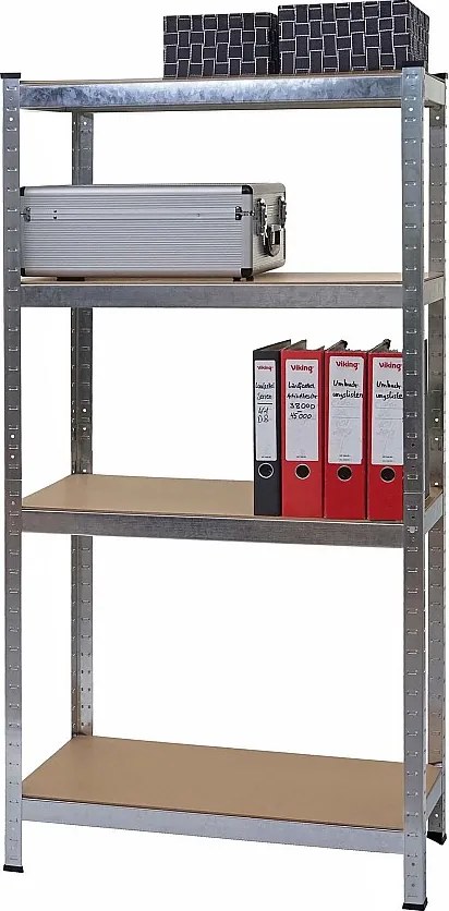 Wytrzymałe regały MCW-D67,  ocynkowany