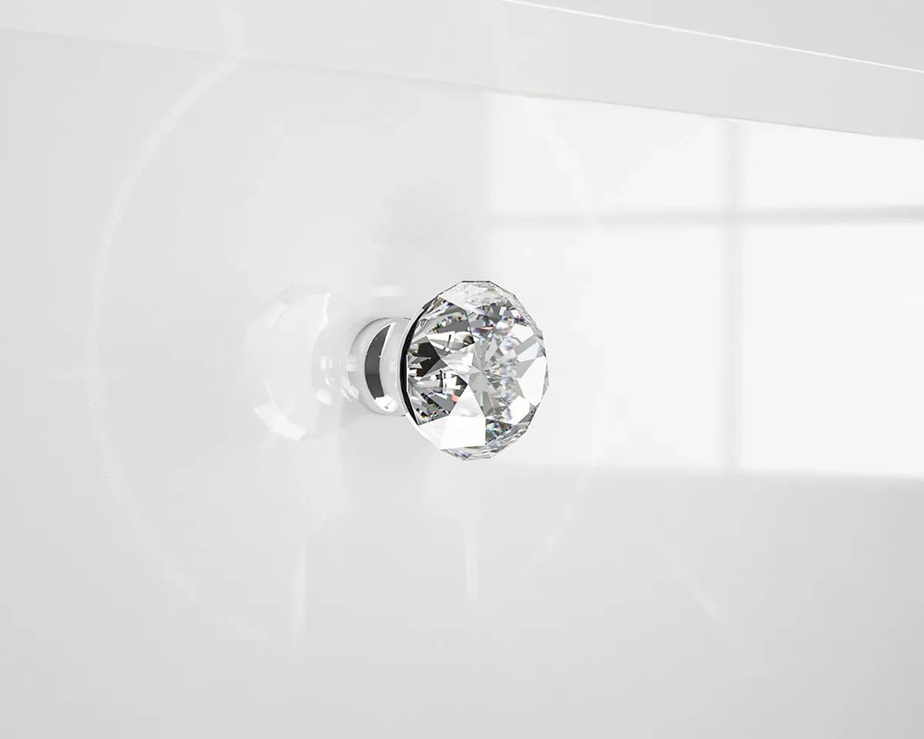 Szafka RTV BLANC 03 1D2S 160 biały połysk ML MEBLE