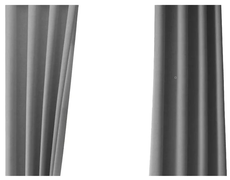 Szara zasłona półzaciemniająca 250x100 cm – Mila Home