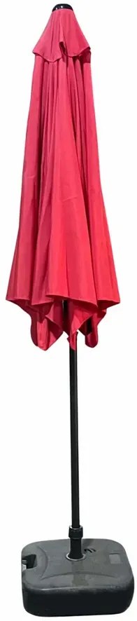 Czerwony okrągły parasol ogrodowy N2-Z20