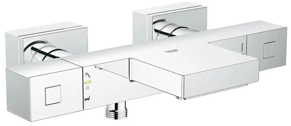 GROHE 34497000 - Termostatyczna bateria wannowa GROHTHERM CUBE DN 15, chrom błyszczący