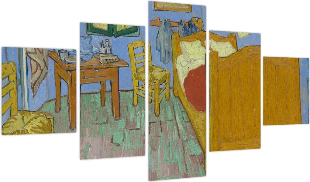 Obraz - Vincent van Gogh, The Bedroom, reprodukcje (125x70 cm)